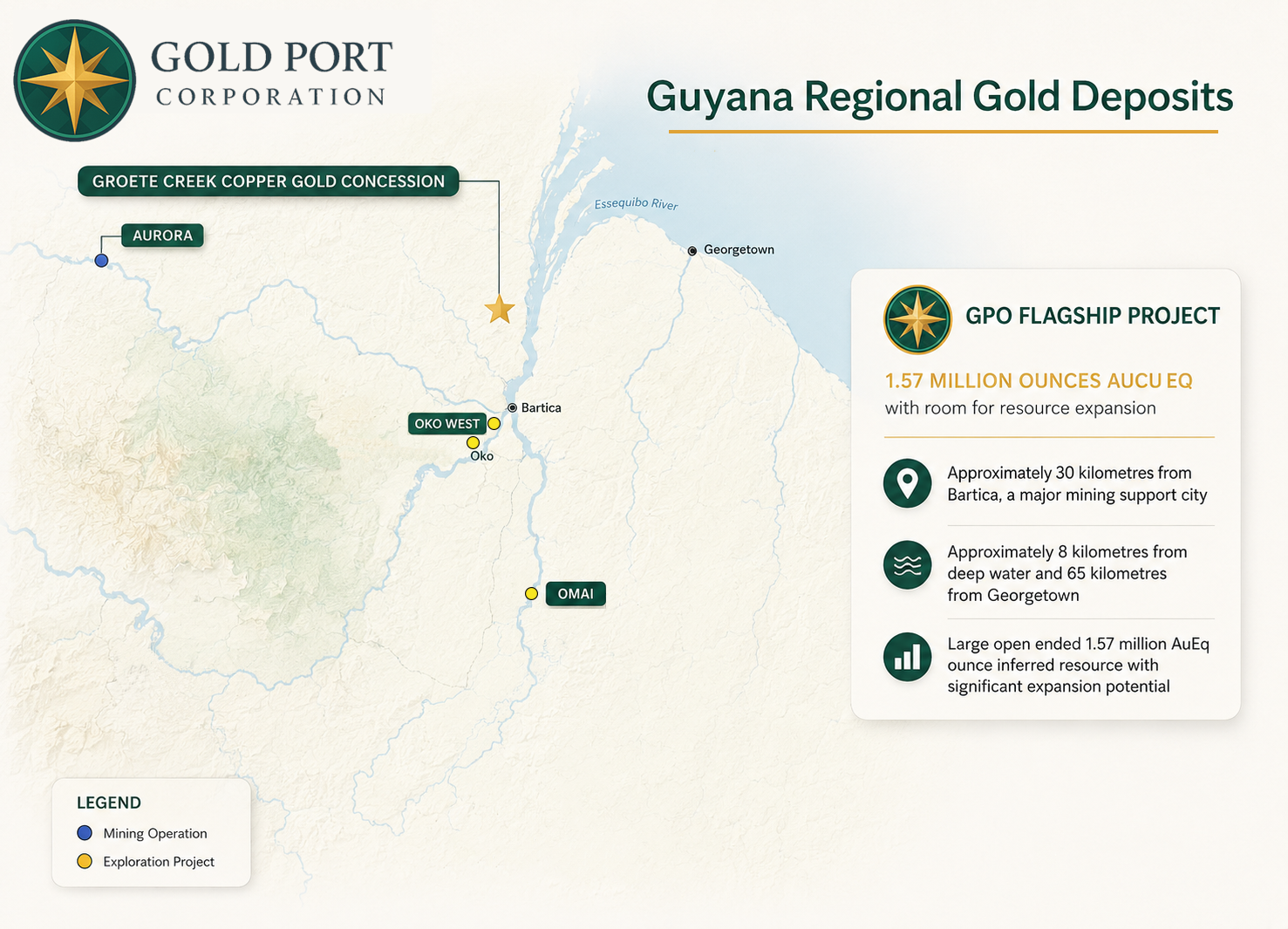 Regional Deposits Map